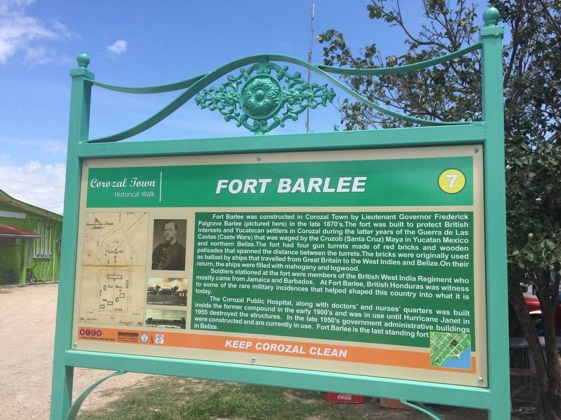 Fort Barlee Marker image. Click for full size.