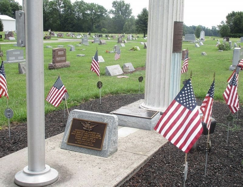 LaRue Veterans Memorial Marker. Click for full size. LaRue Veterans Memorial Marker image. Click for full size.