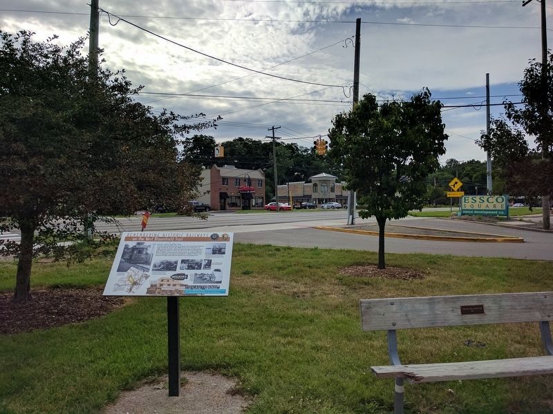 Remembering Historic Railways Marker. Click for full size. Remembering Historic Railways Marker image. Click for full size.