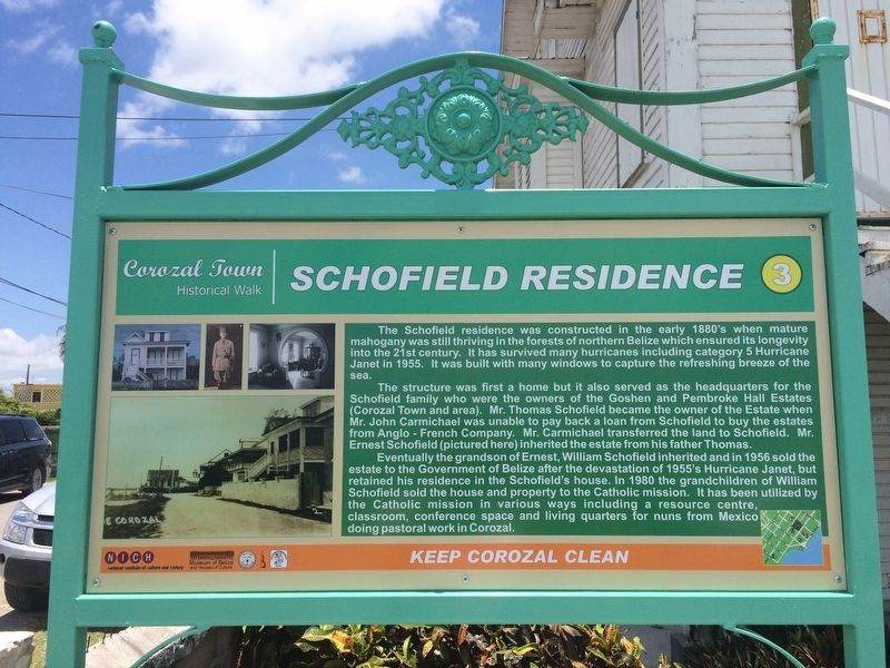 Schofield Residence Marker. Click for full size. Schofield Residence Marker image. Click for full size.