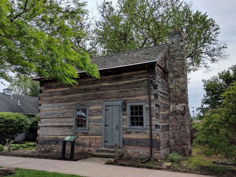 Log Home and Marker. Click for full size. Log Home and Marker image. Click for full size.