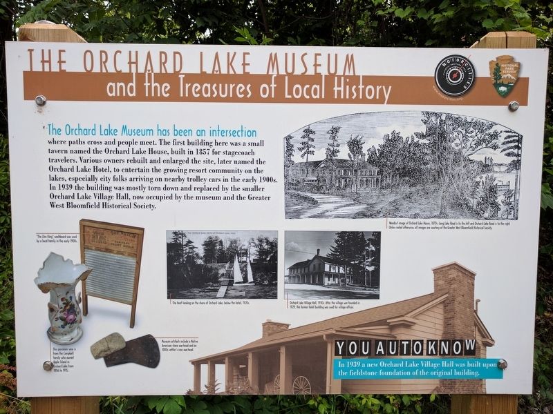 The Orchard Lake Museum Marker image. Click for full size.