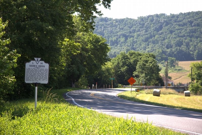 Kerr’s Creek Marker. Click for full size. Kerr’s Creek Marker image. Click for full size.