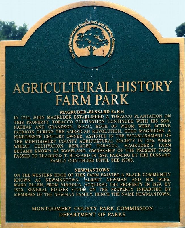 Agricultural History Farm Park Marker image. Click for full size.