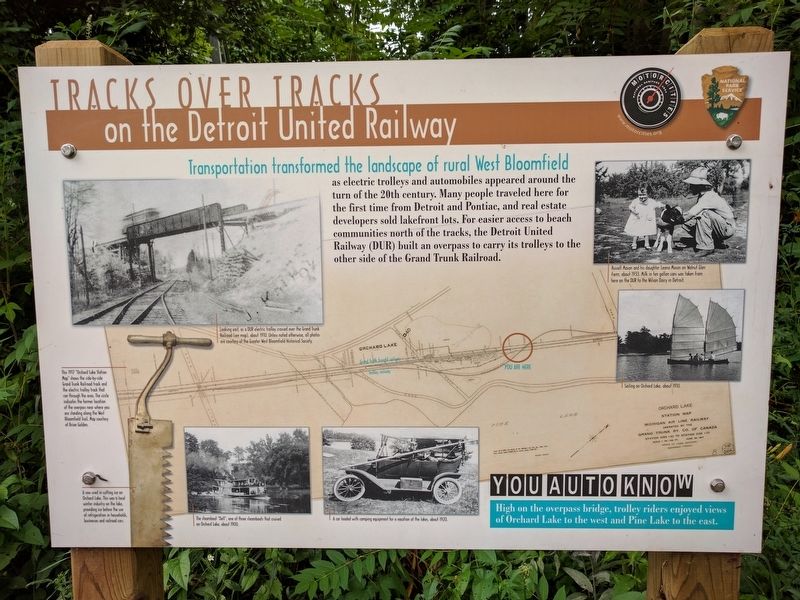 Tracks Over Tracks Marker. Click for full size. Tracks Over Tracks Marker image. Click for full size.