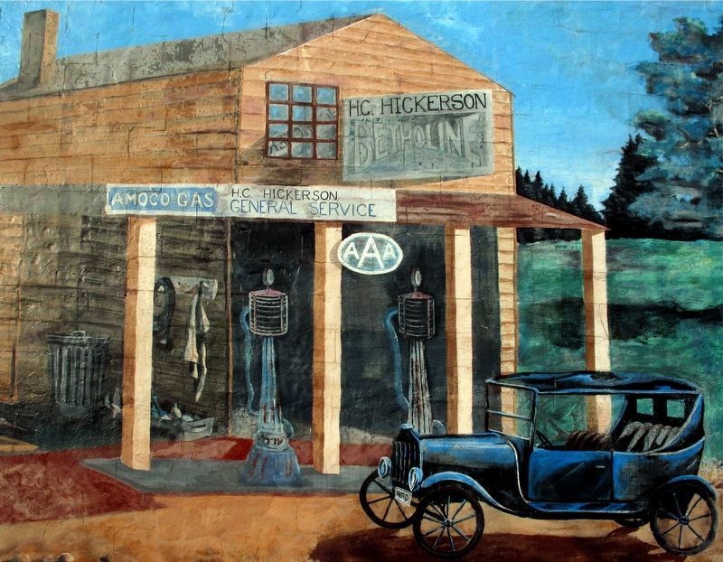 Hickerson's Station and Store 1925 image. Click for full size.