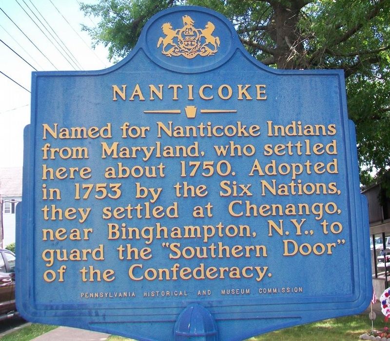 Nanticoke Marker image. Click for full size.