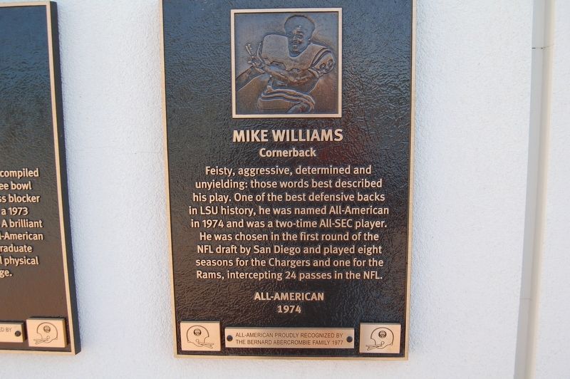 Mike Williams Marker. Click for full size. Mike Williams Marker image. Click for full size.
