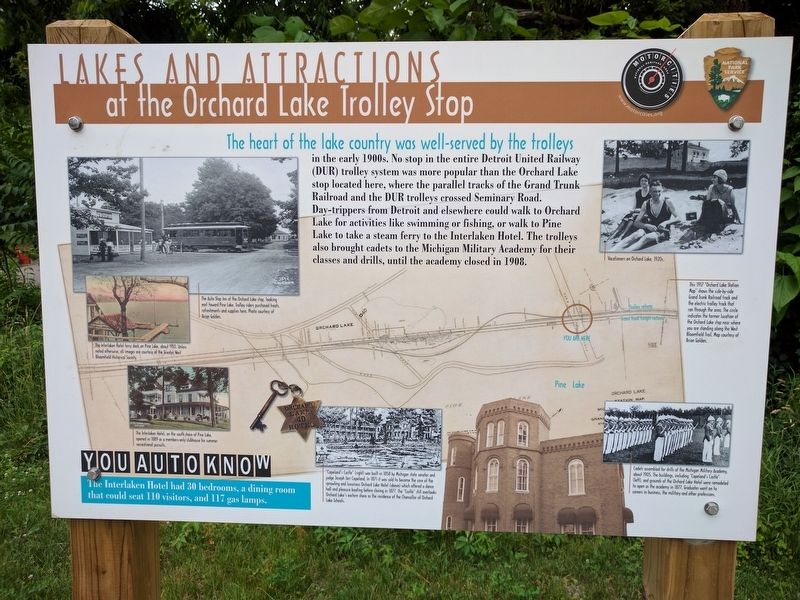 Lakes and Attractions Marker image. Click for full size.