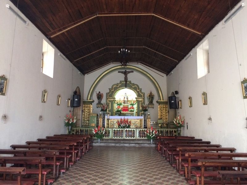 The interior of the Catholic Church of San Miguel Escobar image. Click for full size.