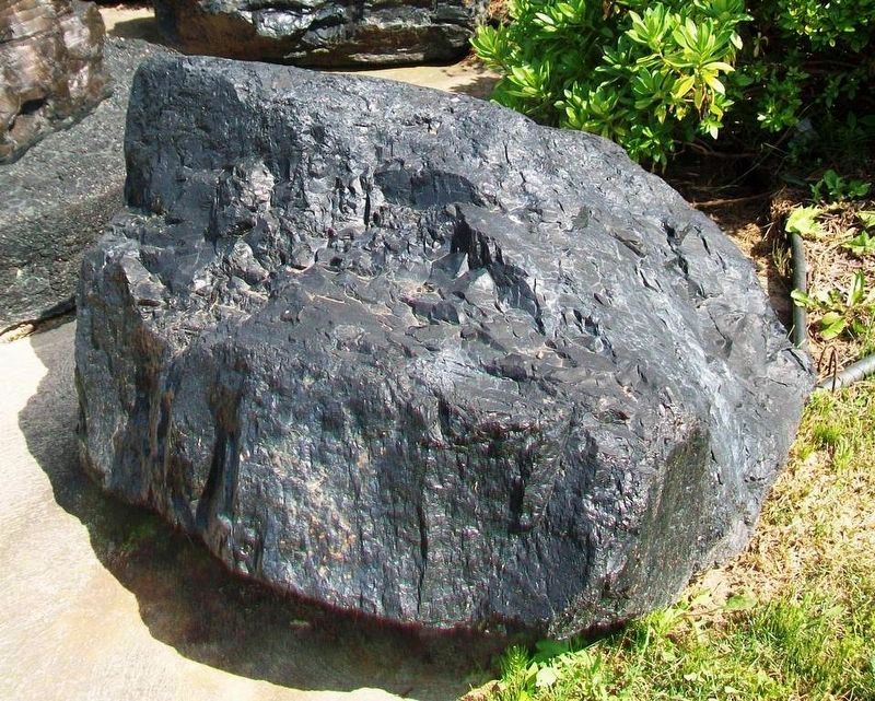 Anthracite Coal at the Coal Miners Memorial. Click for full size. Anthracite Coal at the Coal Miners Memorial image. Click for full size.