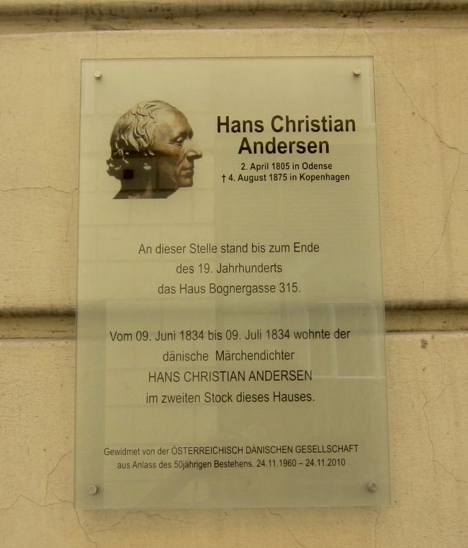 Hans Christian Andersen Marker image. Click for full size.
