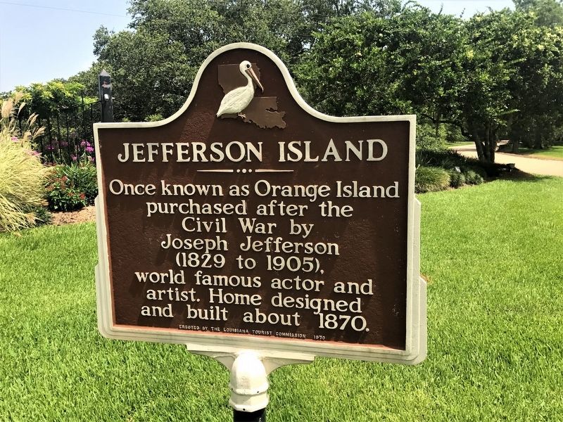 Jefferson Island Marker image. Click for full size.
