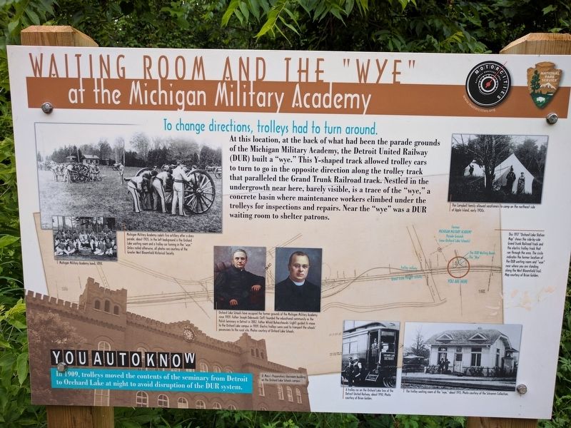 Waiting Room and the "Wye" Marker. Click for full size. Waiting Room and the "Wye" Marker image. Click for full size.