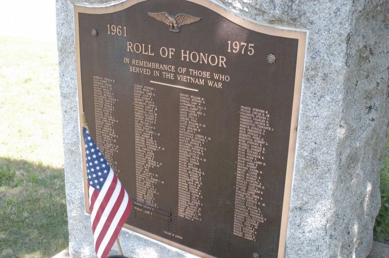 Rolls of Honor Viet Nam and Korean War image. Click for full size.