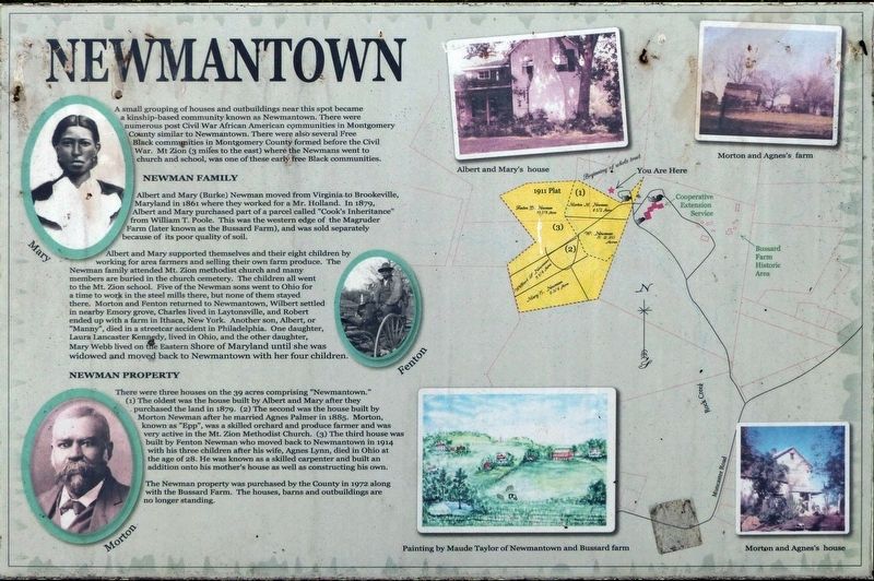 Newmantown Marker image. Click for full size.