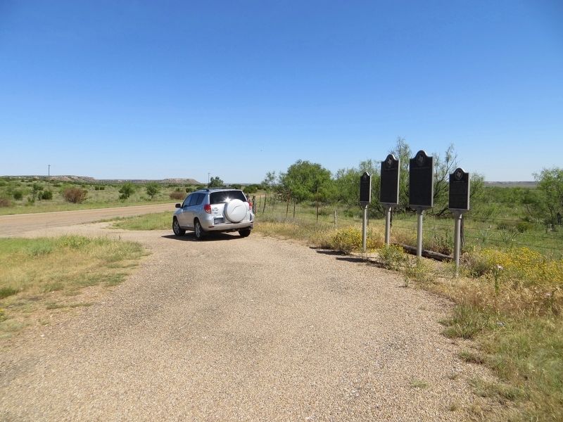Main Supply Camp on Historic Mackenzie Trail Marker. Click for full size. Main Supply Camp on Historic Mackenzie Trail Marker image. Click for full size.