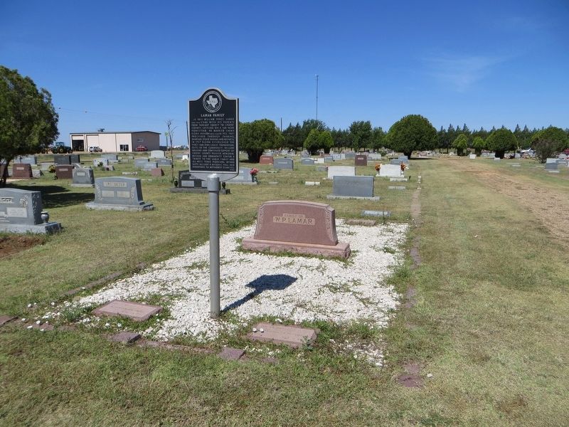 Lamar Family Marker image. Click for full size.