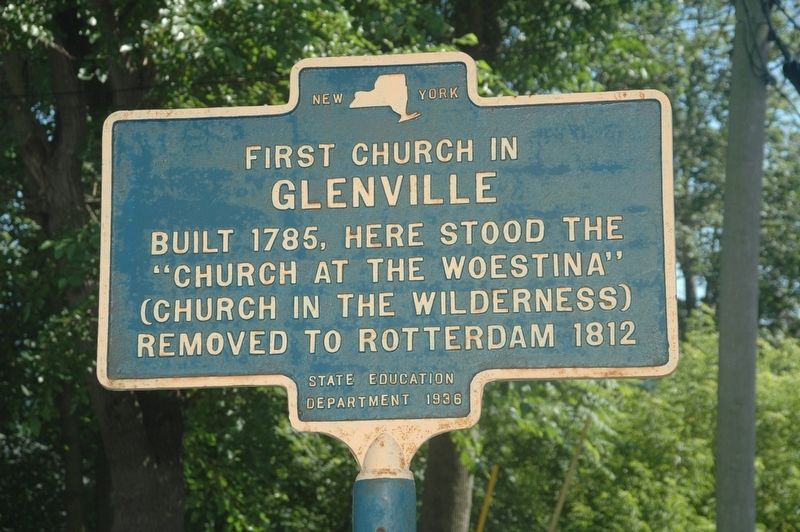 First Church in Glenville Marker image. Click for full size.