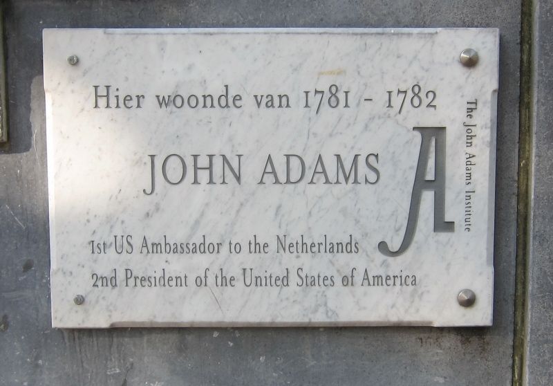 John Adams Marker image. Click for full size.