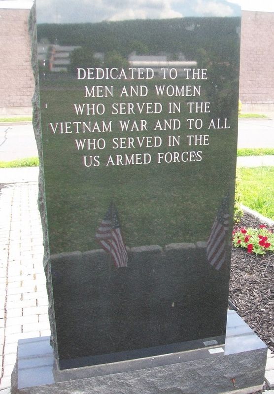 Vietnam War Memorial (back) image. Click for full size.