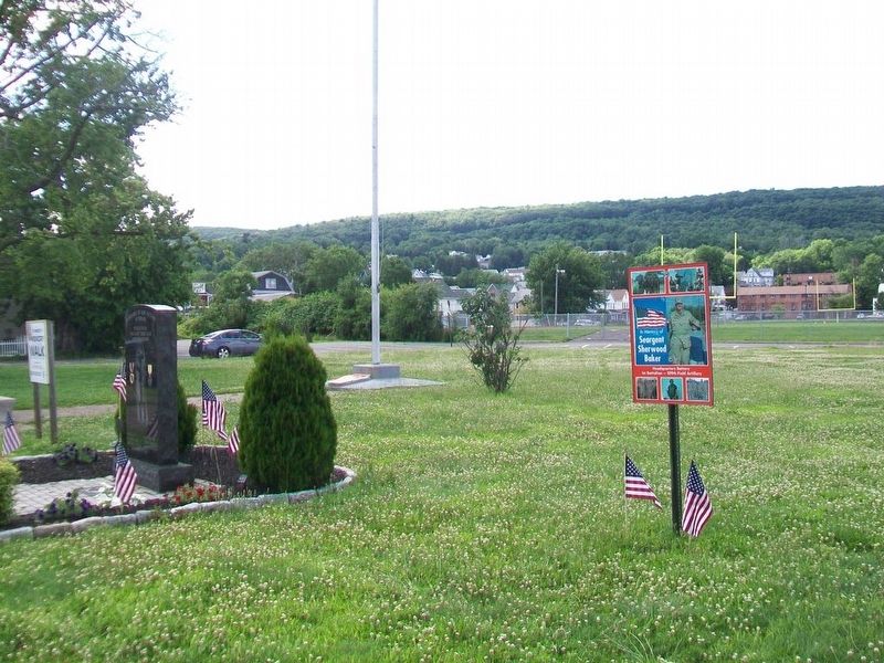 Sergeant Sherwood Baker Marker. Click for full size. Sergeant Sherwood Baker Marker image. Click for full size.