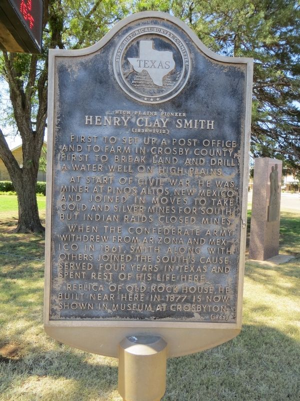 Henry Clay Smith Marker. Click for full size. Henry Clay Smith Marker image. Click for full size.