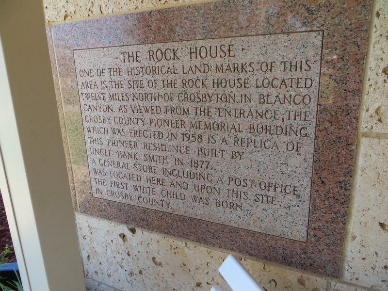 The Rock House Marker image. Click for full size.