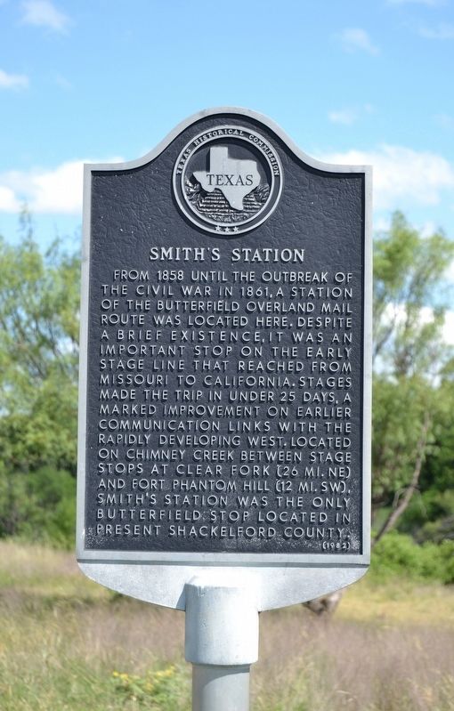 Smith's Station Marker. Click for full size. Smith's Station Marker image. Click for full size.