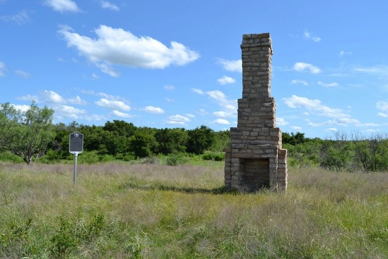 Marker next to Original Chimney. Click for full size. Marker next to Original Chimney image. Click for full size.