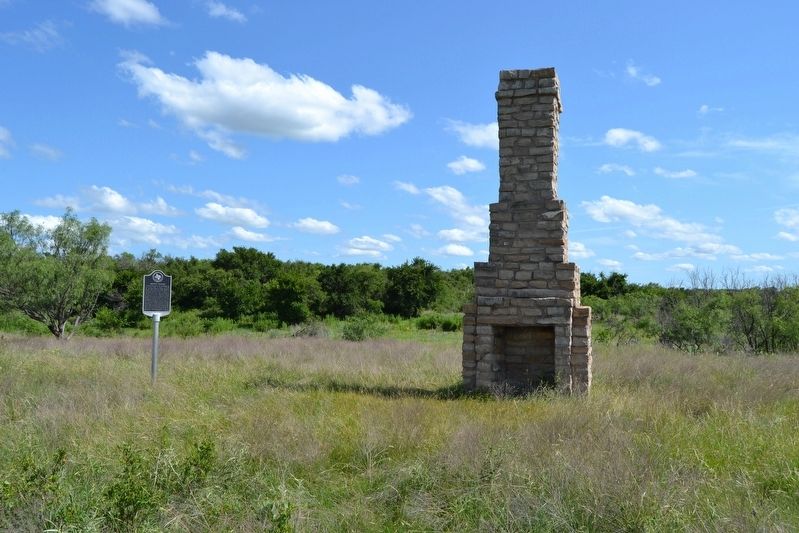 Marker next to Original Chimney image. Click for full size.