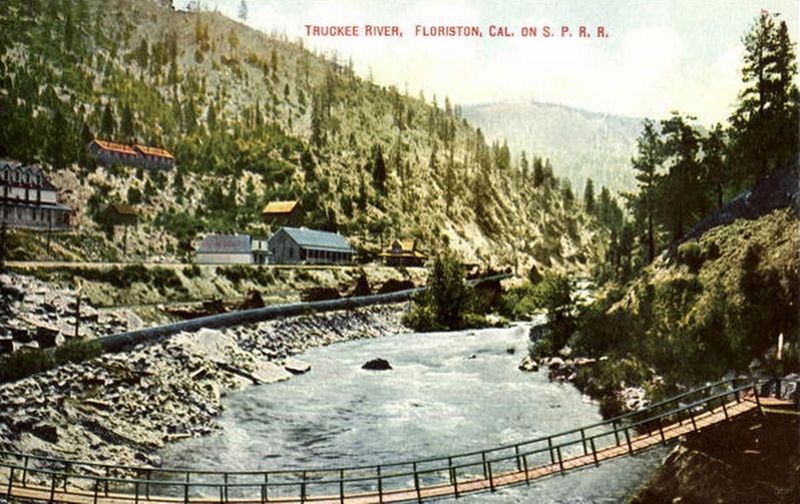 Truckee River -- Floriston, Cal on the S.P.R.R. image. Click for full size.