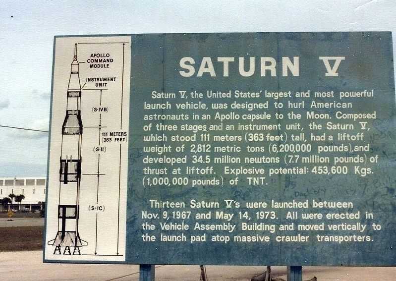 Saturn V Marker image. Click for full size.