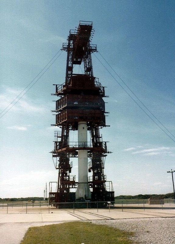 Rocket and Launch Tower image. Click for full size.