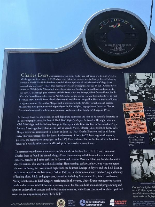Charlie Evers & The Blues Marker image. Click for full size.