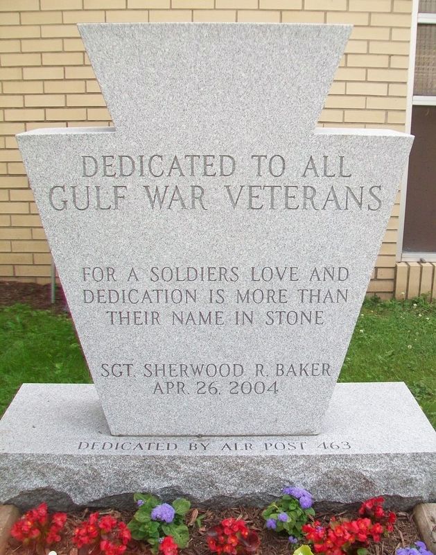 Gulf War Memorial image. Click for full size.