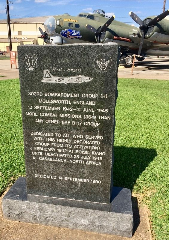 <i>"Hell's Angels"</i> Memorial. image. Click for full size.
