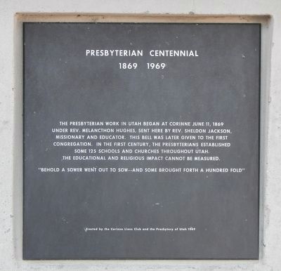 Presbyterian Centennial Marker. Click for full size. Presbyterian Centennial Marker image. Click for full size.