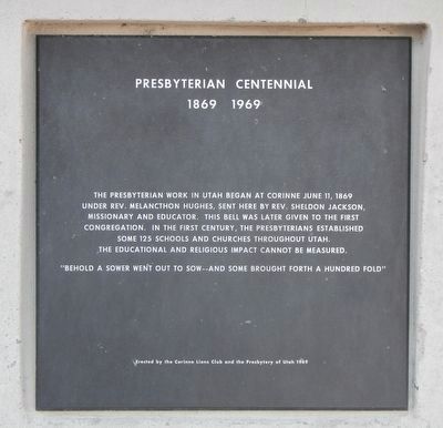 Presbyterian Centennial Marker image. Click for full size.