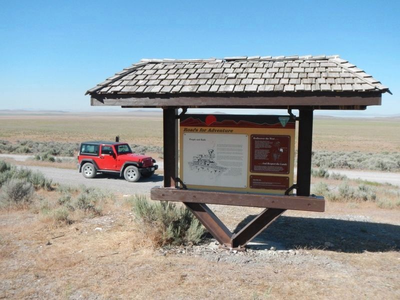Transcontinental Railroad Marker. Click for full size. Transcontinental Railroad Marker image. Click for full size.