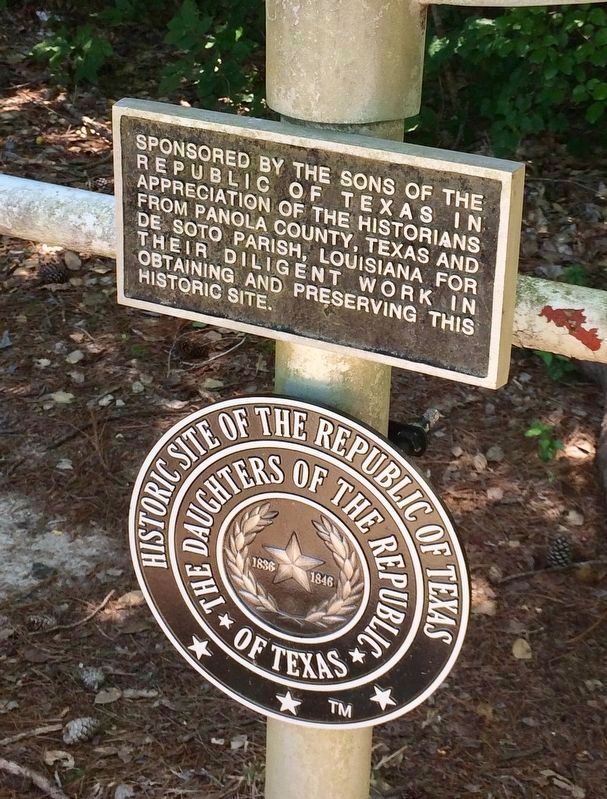 Lower plaques on this marker. image. Click for full size.