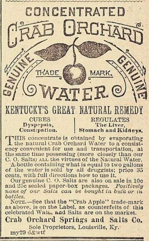 Crab Orchard Water. Click for full size. Crab Orchard Water image. Click for full size.