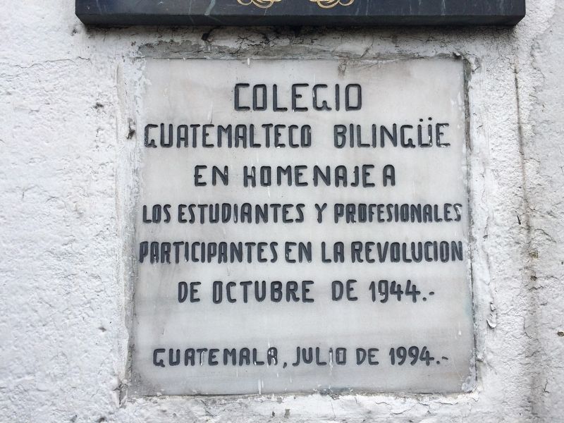 Revolution of October 20, 1944 Memorial Highway Marker image. Click for full size.