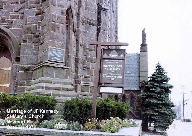 Old St. Mary’s Church Marker. Click for full size. Old St. Mary’s Church Marker image. Click for full size.