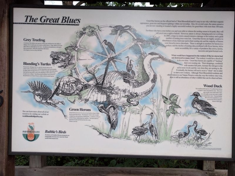 The Great Blues Marker. Click for full size. The Great Blues Marker image. Click for full size.