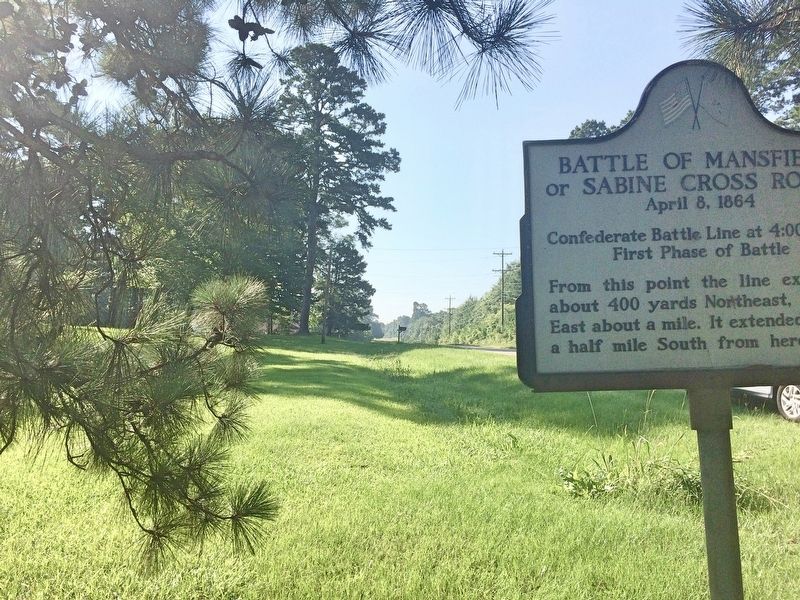 View looking south towards Mansfield State Historic Site. image. Click for full size.