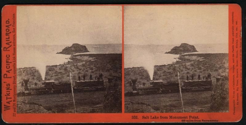 #352 Great Salt Lake from Monument Point image. Click for full size.