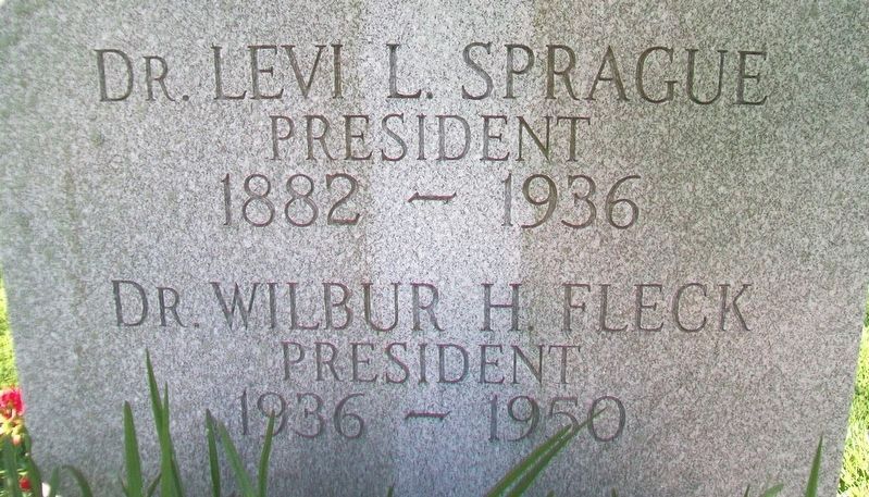 Wyoming Seminary Presidents' Lost Graves Memorial Marker image. Click for full size.
