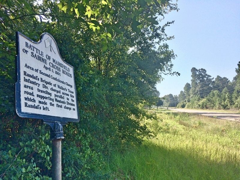 Battle of Mansfield State Historic Site on far left just beyond the tree. image. Click for full size.
