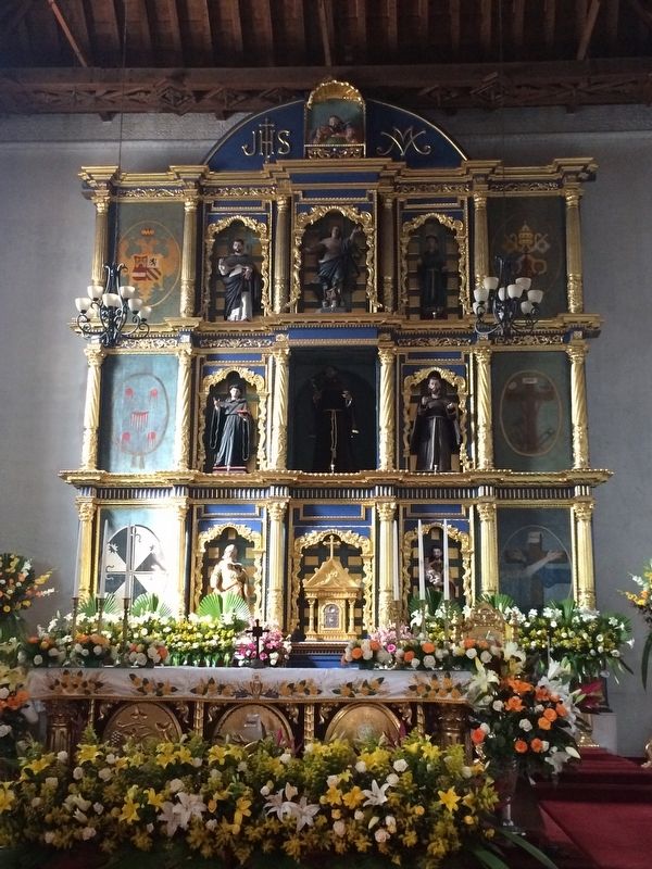 The "retablo" of the Church of San Francisco of Tecpn image. Click for full size.
